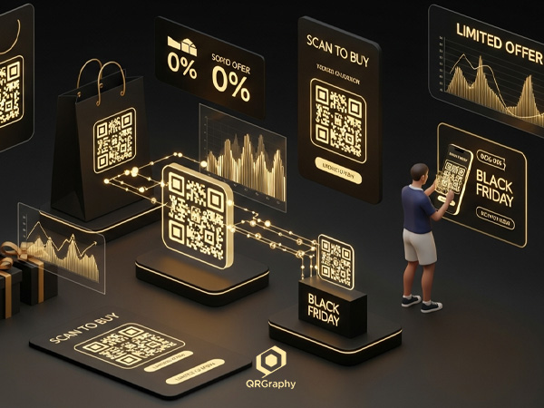 کاربردهای عملی کیو آر کد در بلک فرایدی - کیوآرگرافی