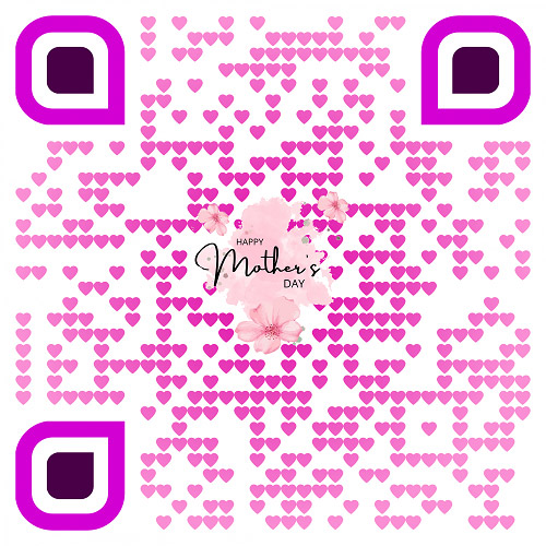تبریک روز مادر با کیو آر کد - کیوآرگرافی